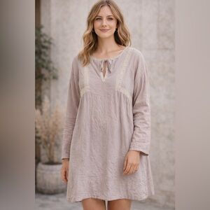 Very J Lavender dress NWT FEMININE, whimsical fairy lace details